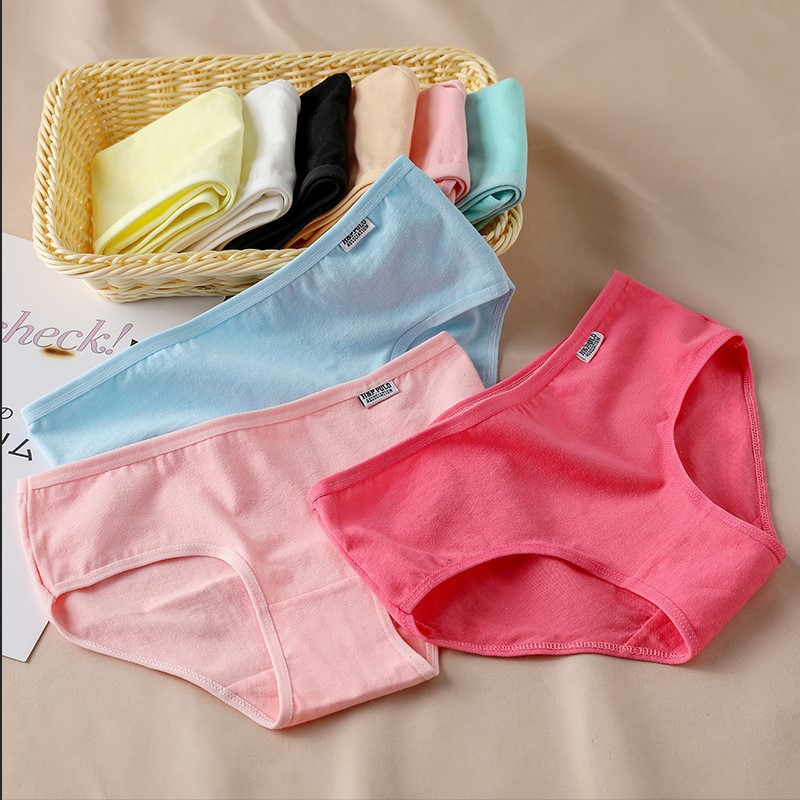 1/11Pcs/set Ladies Underwear Knickers Women's low waist lace Lingerie Solid Color Briefs Panties for 50-63kg