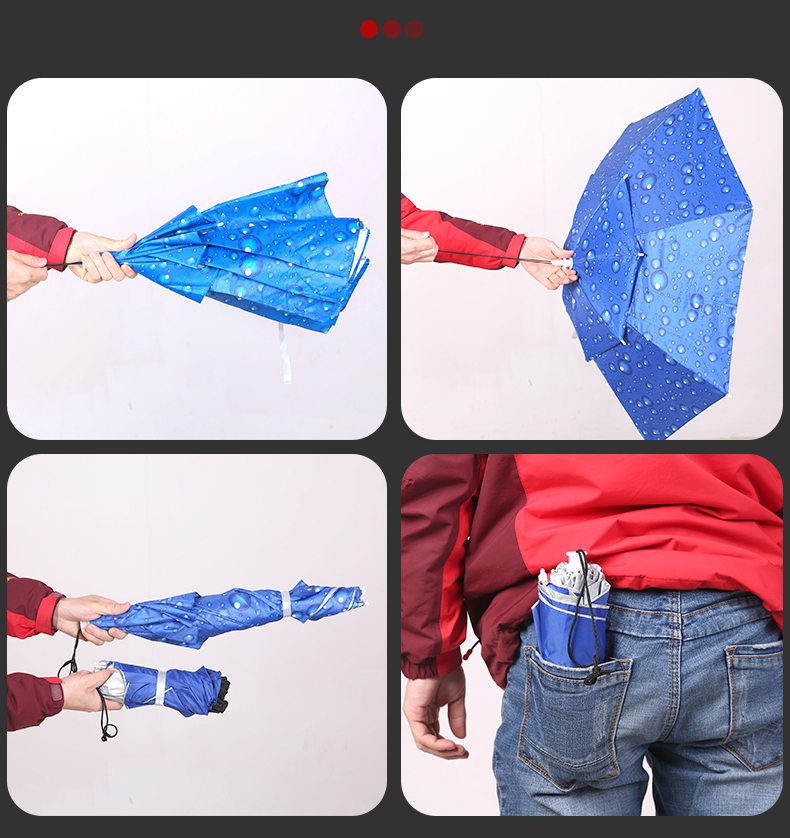 AKAKD Seasonal new umbrella hat head umbrella hat fishing head sun umbrella outdoor tea picking sanitation sun protection bucket hat umbrella fishing umbrella folding large single layer
