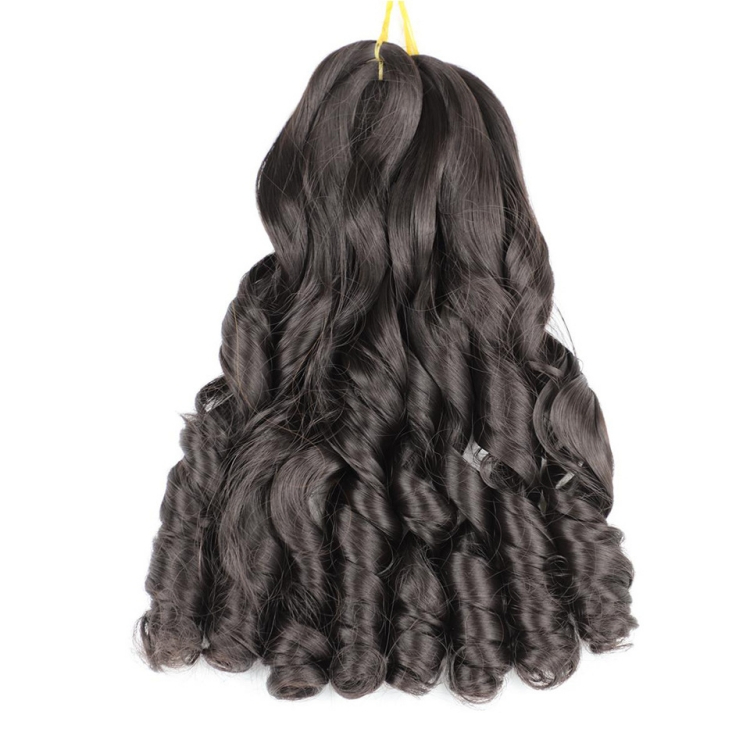 Wigs female beauty care hair dressing loose wave crochet hair braids big roll Big Waves Wig dreadlocks Big braid CRRSHOP women brown black grey wine red Chemical fiber hair 20inch 50cm long 
