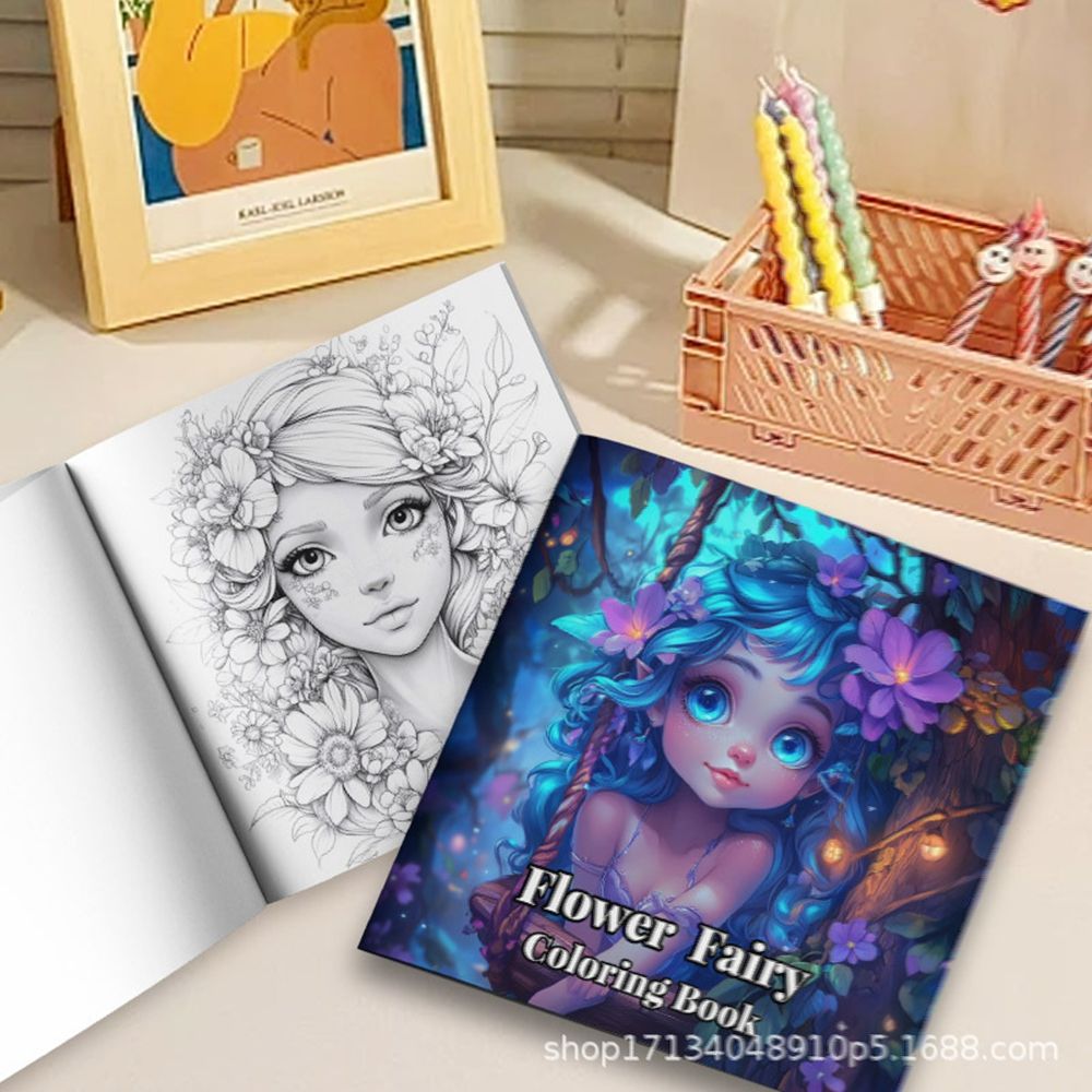 2025 spot factory direct delivery coloring book, drawing paper, tracing copy, hand drawn coloring book, coloring book, thickened coloring book