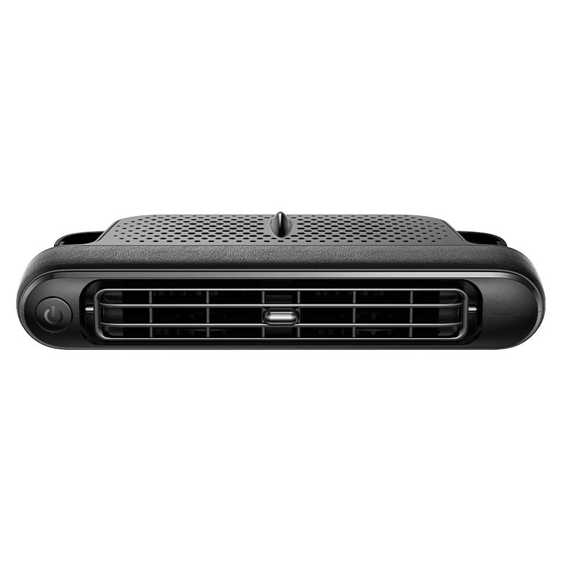 2025 creative new product car seat fan, USB plug-in bladeless rear pillow cooling back seat fan for car.CF04 black [USB plug-in model]