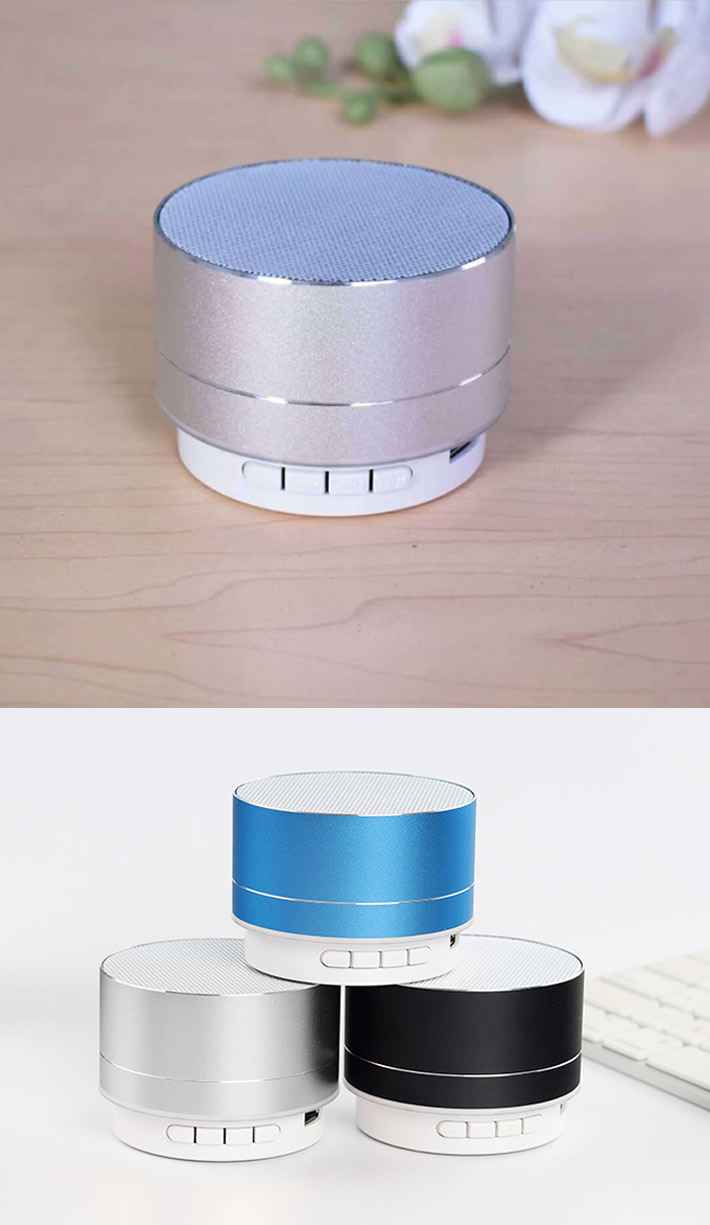 LLT A10 Bluetooth Speaker Mini Portable Loudspeaker TF USB Subwoofer Music Player Black 1Pcs/Box