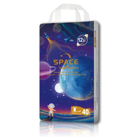 Softcare Space Baby Diapers L 40PCS/PACK