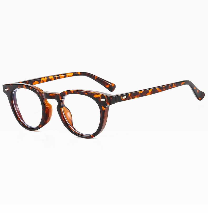 3595 New Trend Women Eyeglasses Anti-Blue Light Men Optical Computer Eye Glasses Vintage Round Plastic Glasses Frame Eye Wear