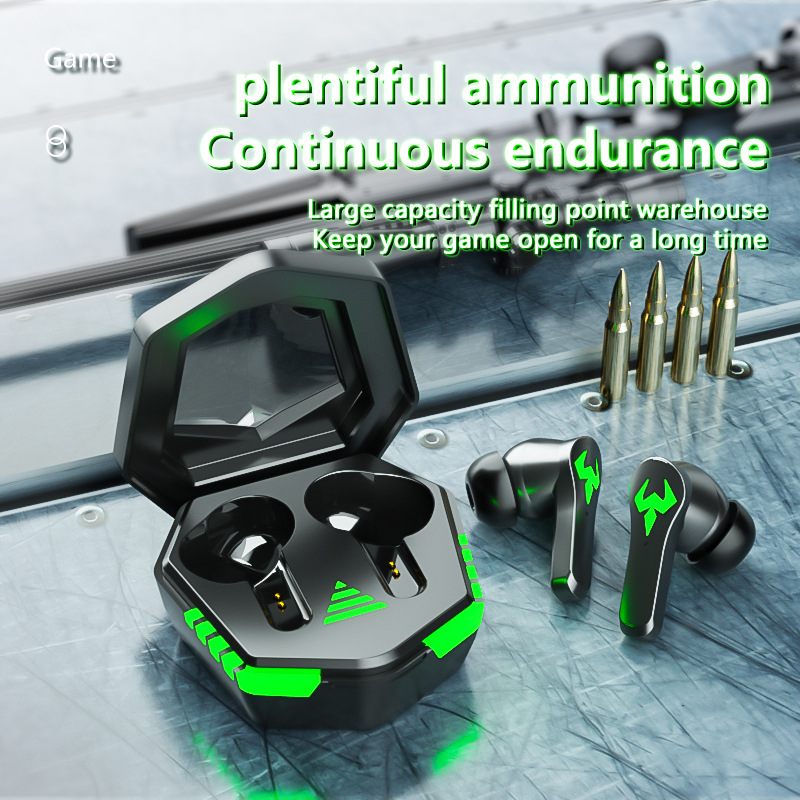 Gaming Bluetooth Headset TWS Wireless In-Ear Low Latency 5.2 Low Power Gaming Gaming Bluetooth Headset