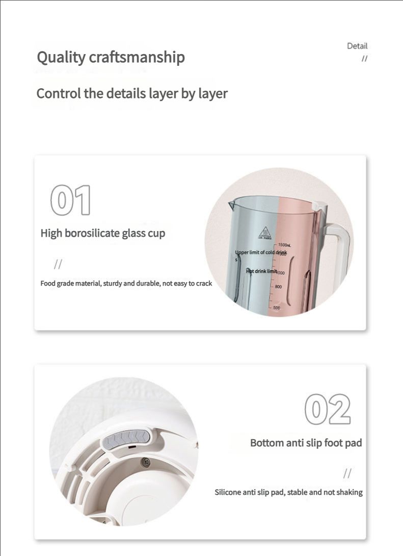 Wall breaking machine soy milk machine household fully automatic juicer filter-free multifunctional wall breaking machine
