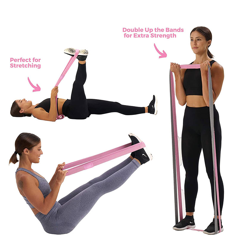 3pcs Resistance Bands for Legs and Butt - Exercise Bands Set Booty Hip Bands Wide Workout Bands Sports Fitness Bands Resistance Loops Band Anti Slip Elastic