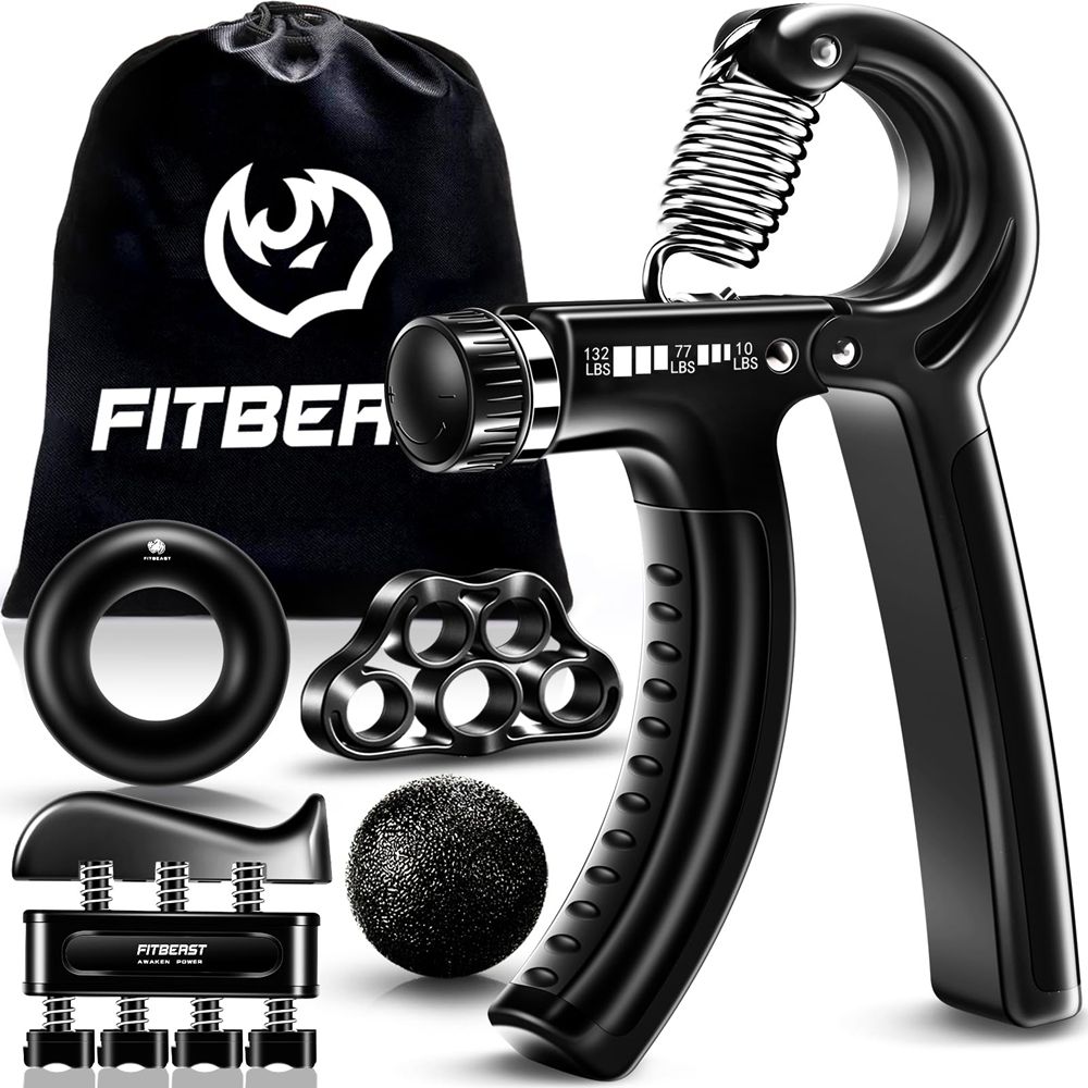 Strengthener Forearm Strengthener Hand Grips Strengthener Kit - 5 Pack Adjustable Resistance