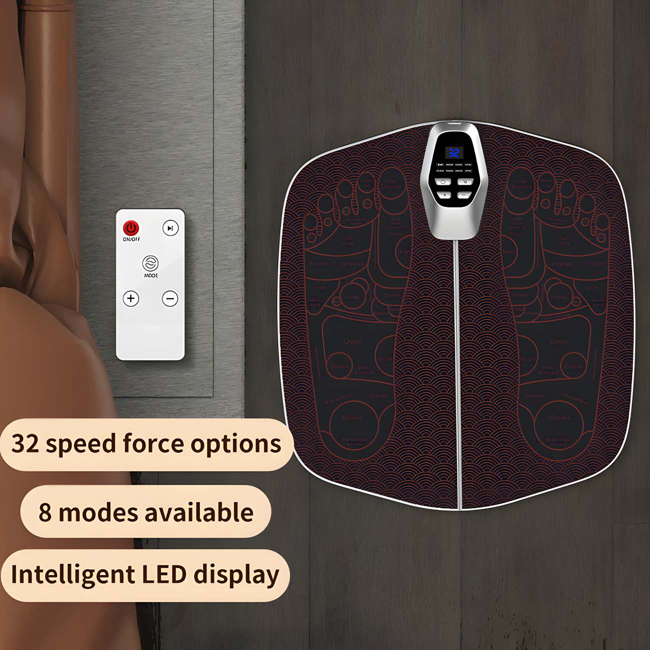 New EMS Foot Massage Foot Pad Foot Massager Pulse Foot Massager Microcurrent Foot Physiotherapy