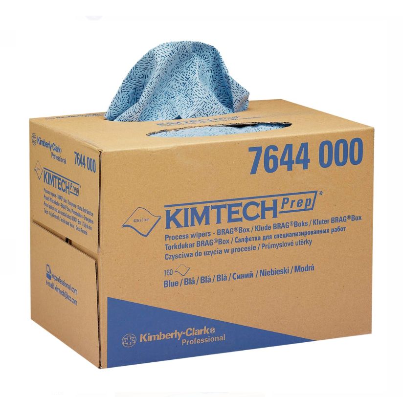 Kimberly-Clark Kimberly-Clark Kimtech Pure - Hygienic cleaning cloths in BRAG BOX - Blue