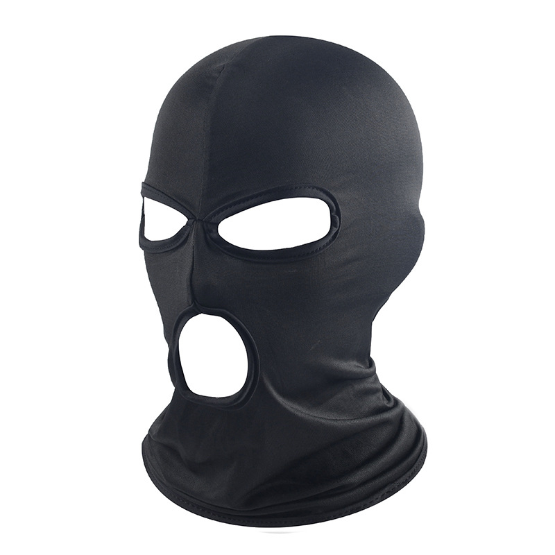 NB-A Motorcycle dust mask Riding Outdoor 3 Hole headgear hat windproof outdoor riding headgear face mask