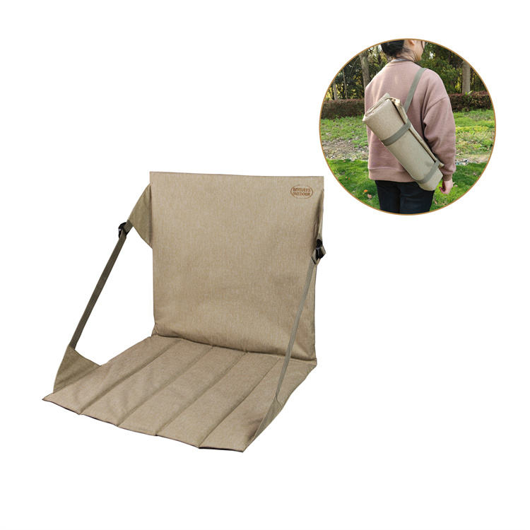 Outdoor Sporting Portable Folding Lightweight Carpet Padding Stadium Seats Cushions Rollable Fishing Beach chair