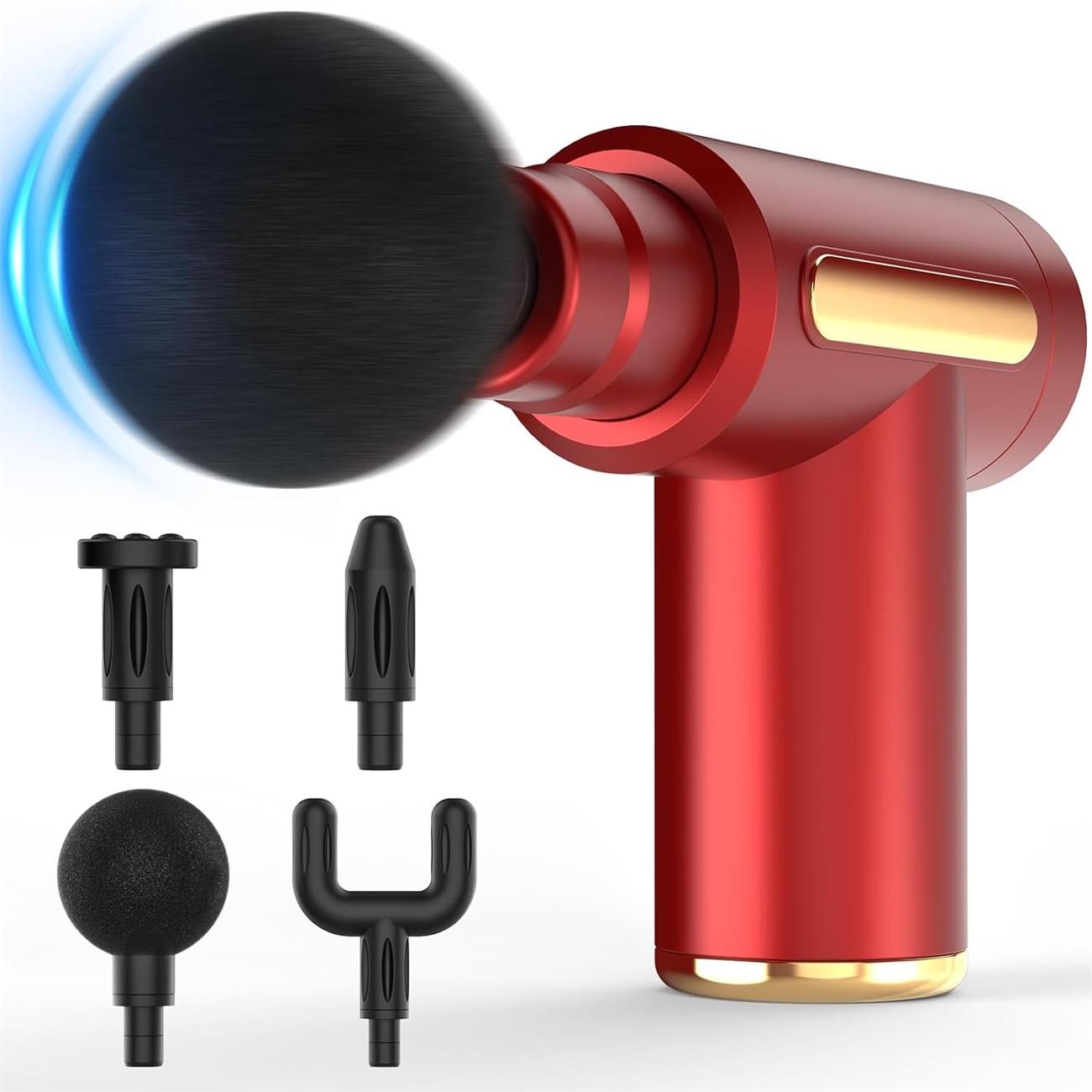 Handheld Fascia Massage Gun Muscle Relaxation With 4 Heads