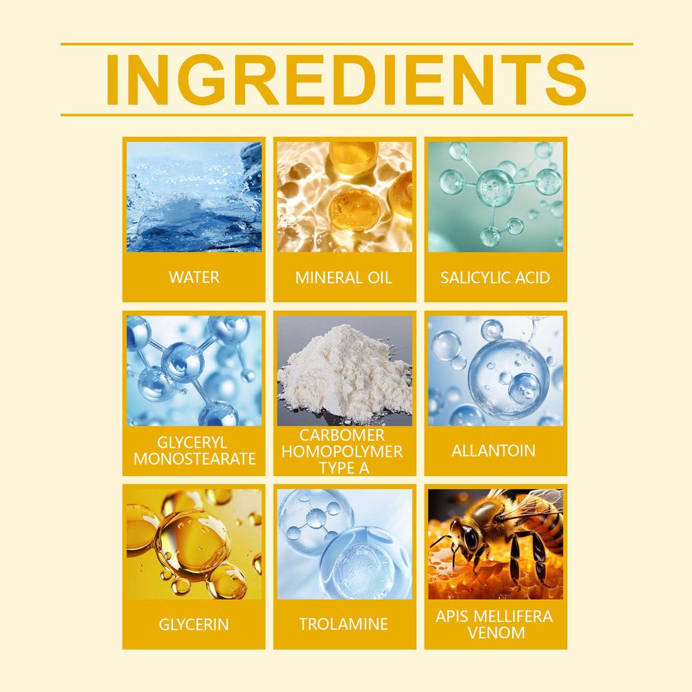 SOUTH MOON Bee Venom Cream Relieves Redness Repair Damage Skin Strengthens Skin Barrier Deep Moisturizing Skin Care Nourishing Body Cream