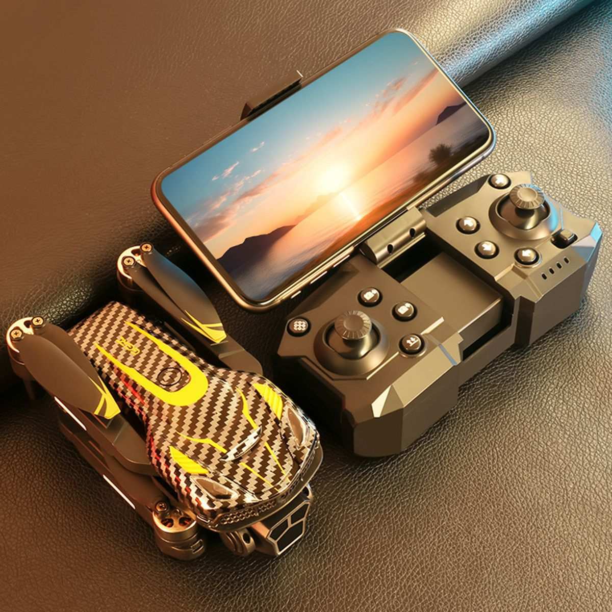 S series drone S17 Carbon Fiber collection aerial photography HD camera foldable long-range remote control aircraft【Brushless version, dual camera】