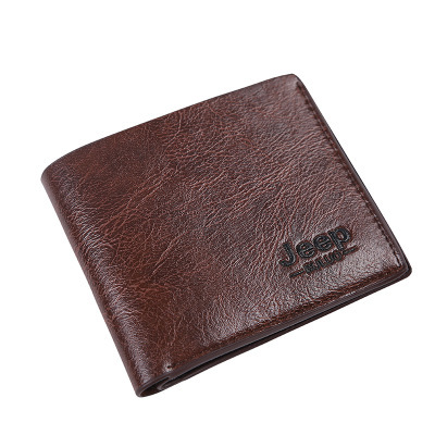 Men wallet short soft business casual leather wallet young student personality wallet men bag Wallet Men Wallet