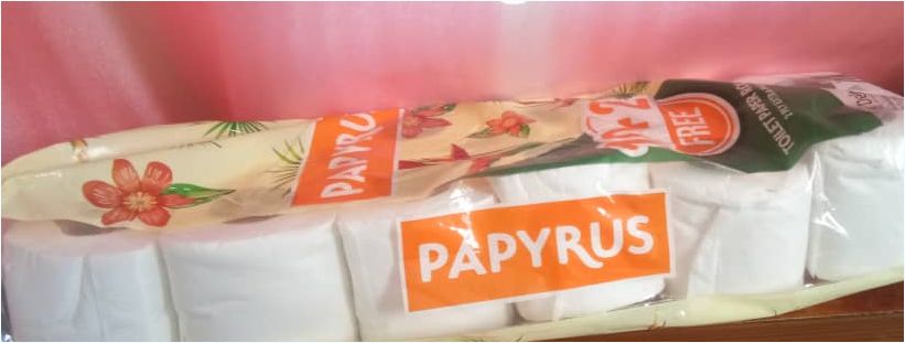 PAPYRUS TOILET PAPER ROLLS-2 PLY EXTRA THICK