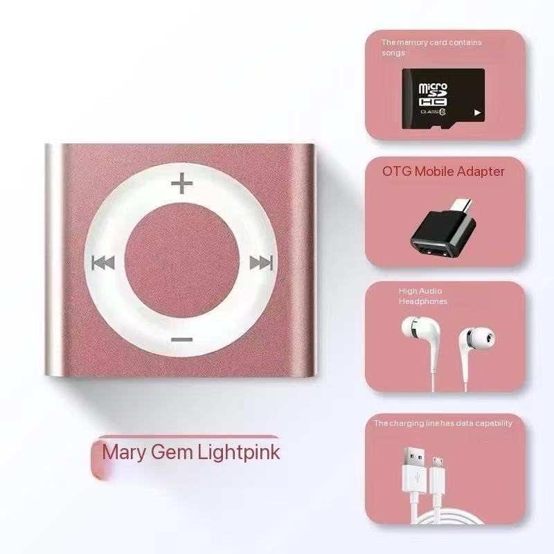 Mini portable MP3 player for students to listen to music, high school English listening exercise, small MP3