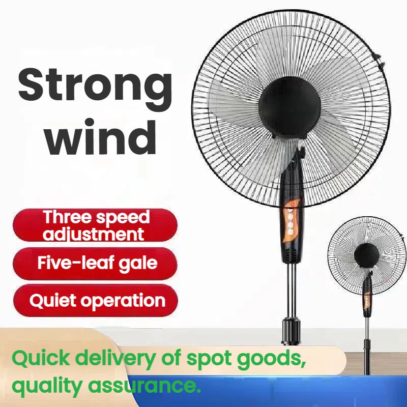 16"Floor Standing Fan - 3D Oscillation & Ultra Quiet, High Wind Power Tower Fan for Home/Office, Energy Saving Electric Fan"