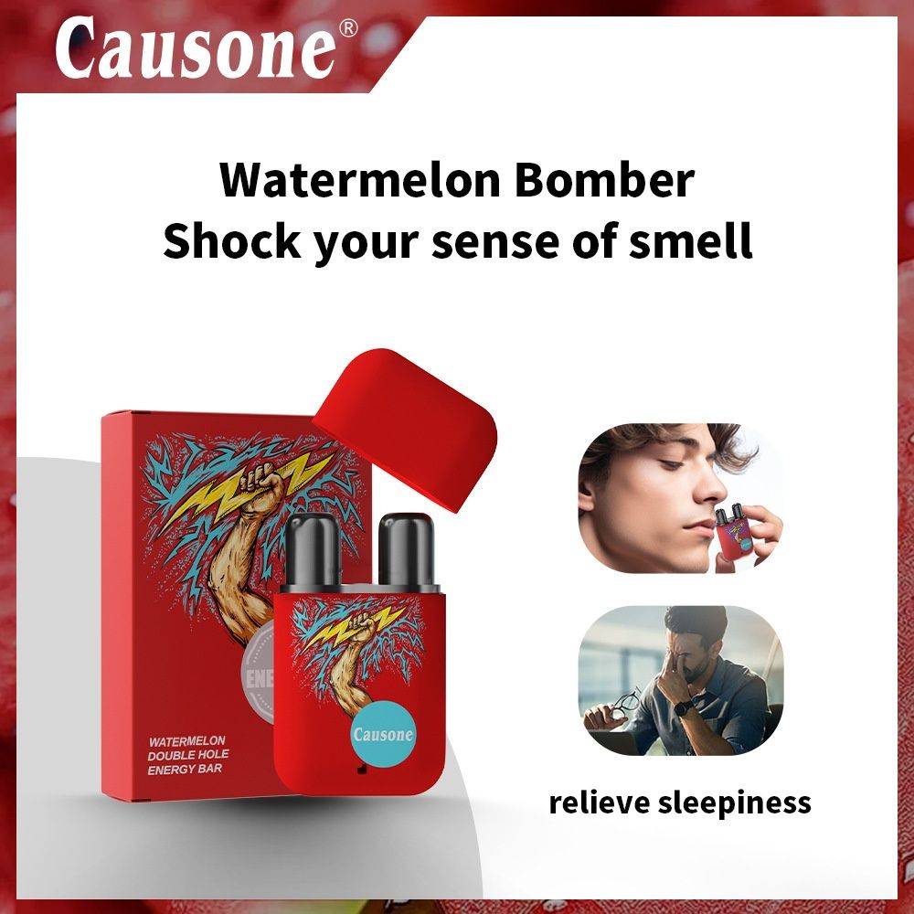 CAUSONE Thunder Blade Dual-hole Nasal Inhaler, Portable Cooling Aroma Stick, Refreshing Nasal Essential Oil Stick, Comfort Scented Inhaler for Travel, Driving and Daily Use
