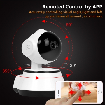 Wireless WiFi 720P HD Security Monitoring CCTV IP Camera IR Night Vision Live Webcam for Home Office