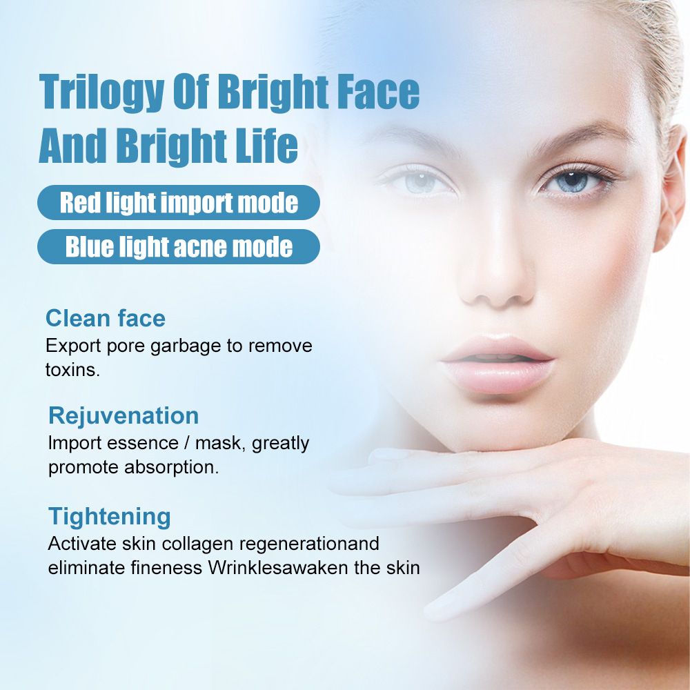 New hot and cold ice compress temperature control beauty instrument ems microcurrent multi-function home lifting and firming photon rejuvenation instrument