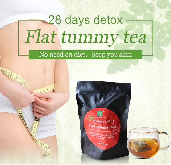 Fat Burning Weight Loss Flat tummy tea Greenpeople Detoxtea Bags Colon Cleanse For Man and Women Belly Slimming Product 28 DAYS