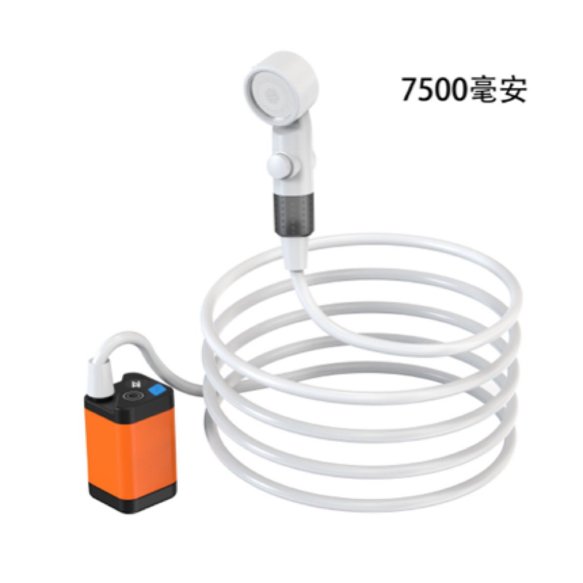 Outdoor Bathing Artifact Construction Site Dormitory Camping Simple Shower Artifact LCD Screen New Generation Outdoor Electric Shower