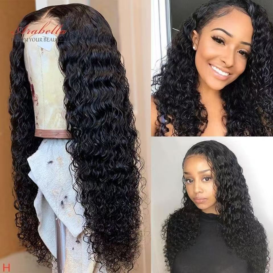 Wig European and American small curly wigs simulated human hair headpiece African grain curly wig headpiece