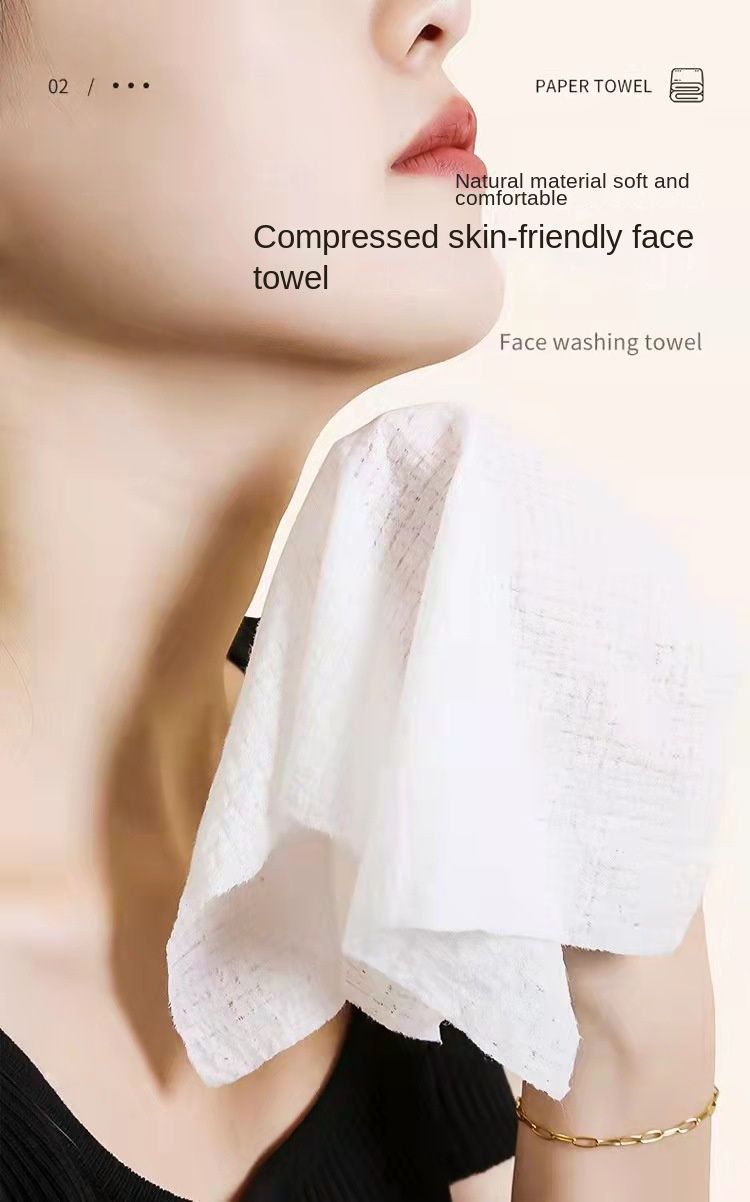 Compressed towels, bath towels, thickened travel clothes, disposable cotton face towels, portable travel.