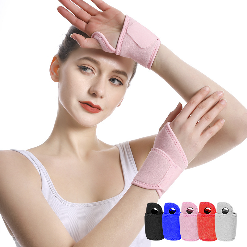 HS076 1PCS Wrist Guard Band Brace Support Carpal Tunnel Sprains Strain Gym Strap Sports Pain Relief Wrap Bandage Lightweighted