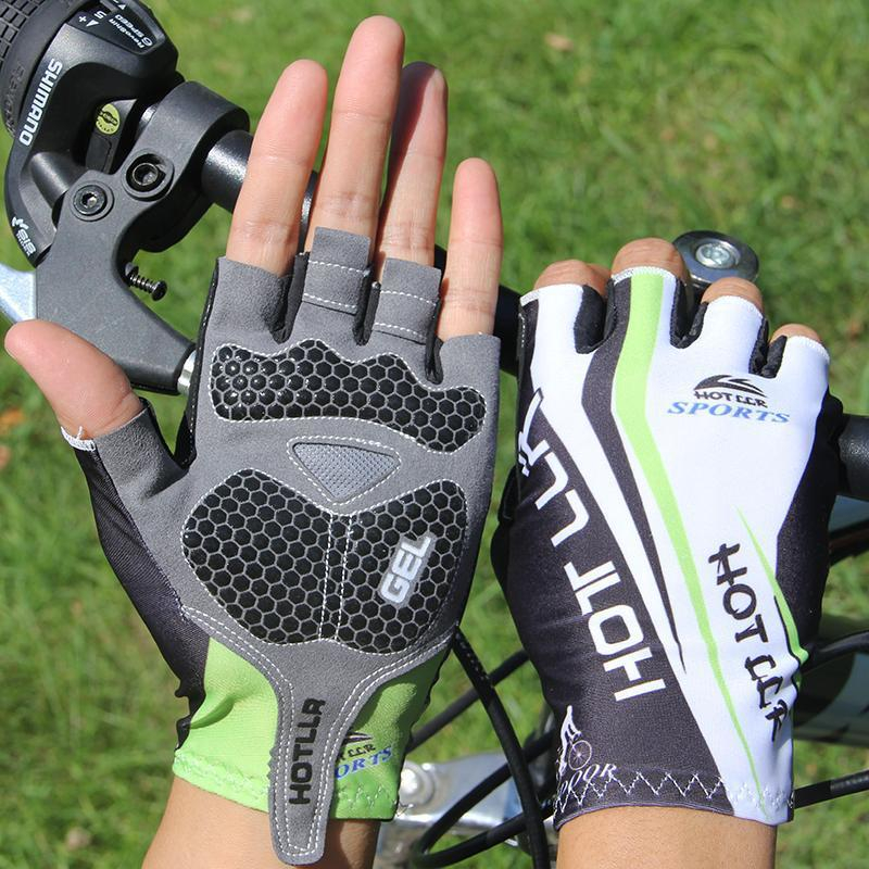Outdoor Sports Cycling Gloves Half Finger Cycling Gloves Foam Padding Half Finger Cycling Gloves