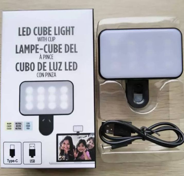 RGB LED Video Lights with clip Photography Selfie- Camera flashlights photo