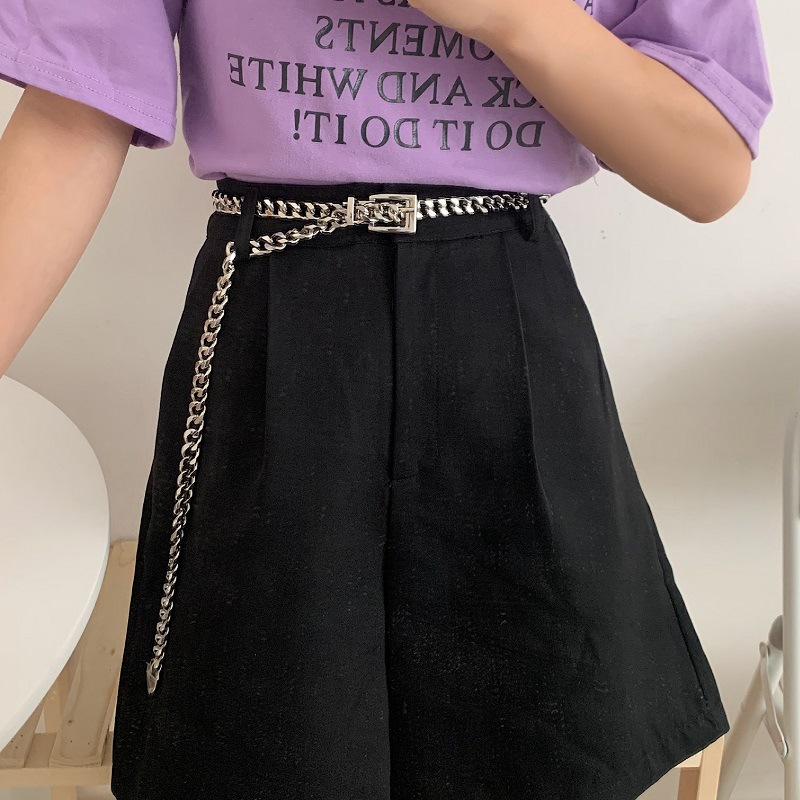 259 Women's Summer Versatile Metal Chain Belt Jeans Belt Accessories