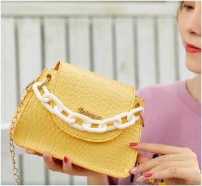 Small Ladies Handbags-Yellow
