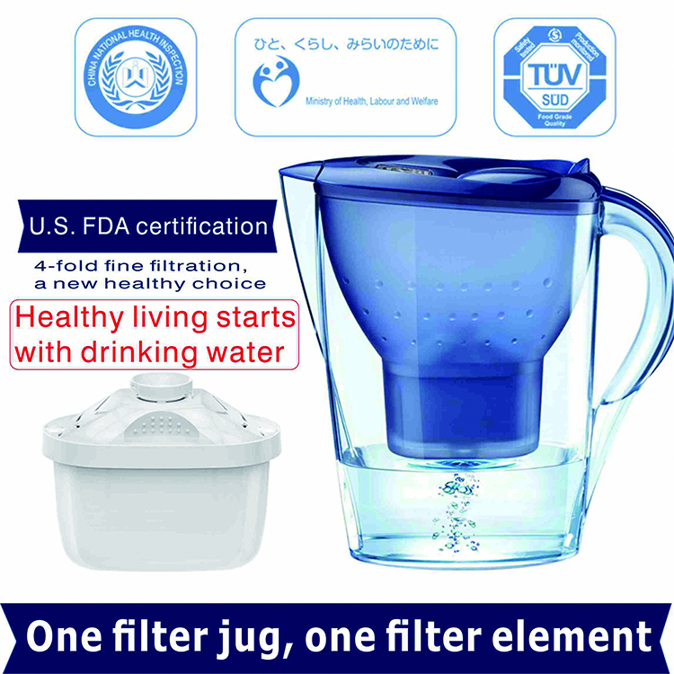 Clean kettle, kitchen household water purifier, activated carbon filter kettle water filter, activated carbon filter element