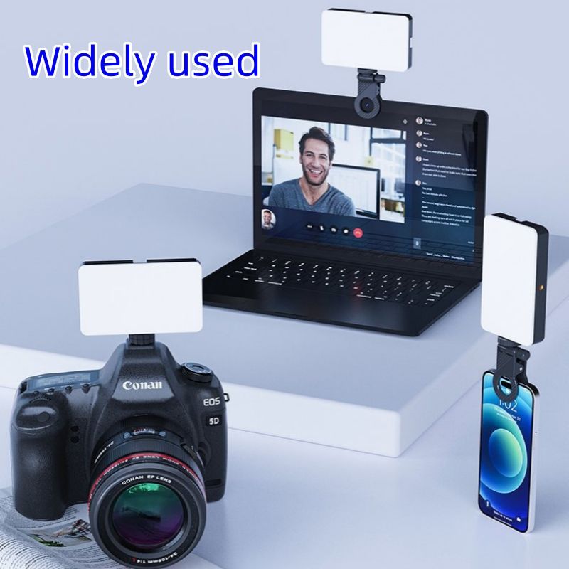 Portable mobile phone photo fill light, selfie handheld pocket RGB photography fill light, outdoor mini fill light CRRSHOP Mobile phone fill light free shipping