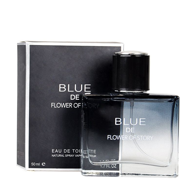 Flower Story Azure Men's Perfume - Long-Lasting Light Fragrance Ocean Note Cologne