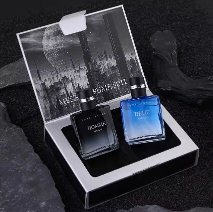 2PCS x 30ml New Arrival Mens Perfume Set Wooden Natural Long Lasting Fragrance Perfume Originals Set Male Body Spray Perfumes