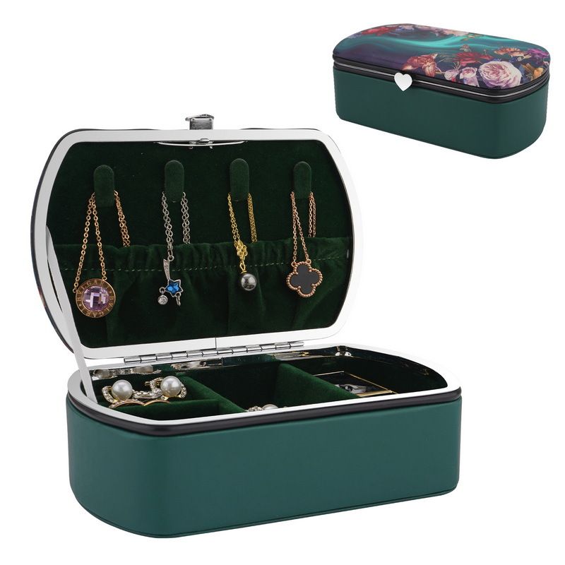 HN1001 New Travel Portable Jewelry Box Pattern Jewelry Storage Box