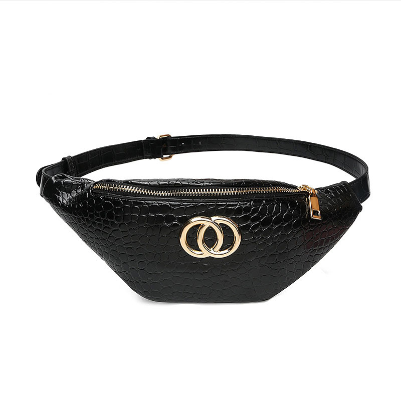 Chest Bag Custom Waist Bag Sports Fanny Pack Leather Belt Bag Zipper Waist Pack Purse