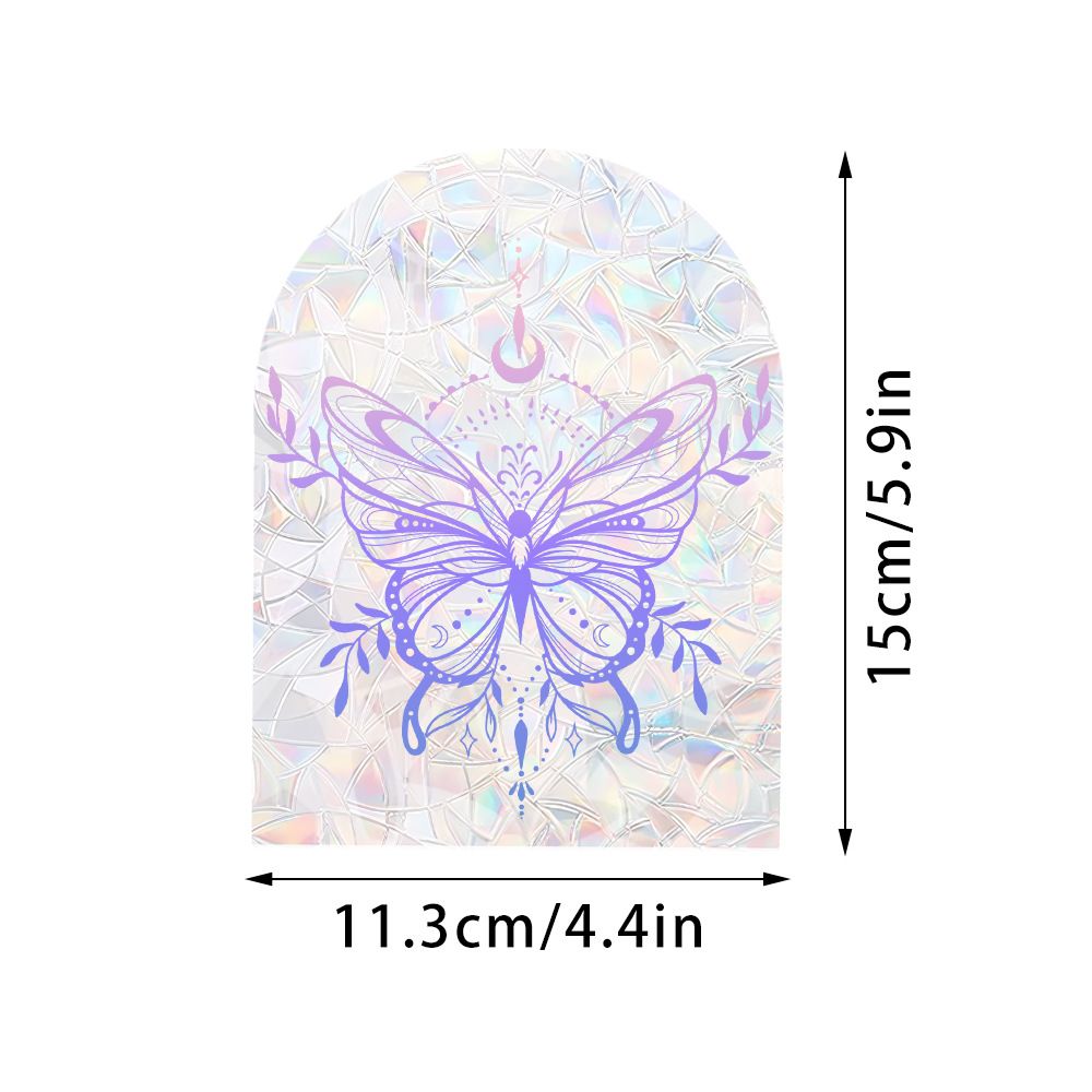 Amazon New Plant, Flower, Animal and Sunlight Catcher Static Glass Sticker - Bird - proof Glass Sticker