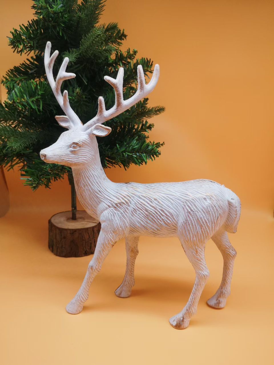 1PCS Deer Decor - Christmas Reindeer for Table Top Decor -  Customized 3D Printed Artware 