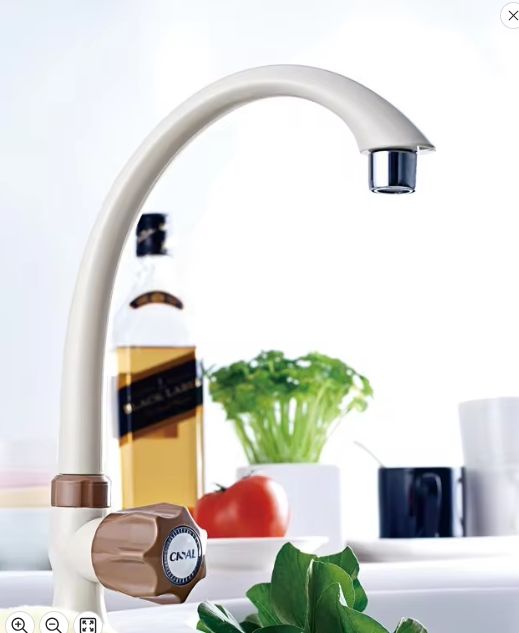 Modern Economic Plastic Tap Faucet - Single Handle Sprayer Head Kitchen Sink Mixer Faucet Tap