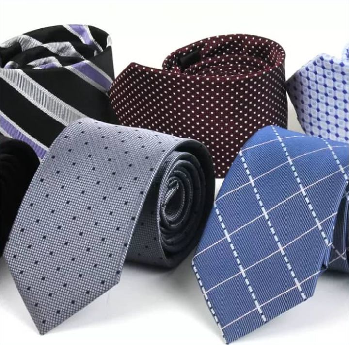 Neck Tie- Men's Colourful Necktie Narrow Slim Skinny Cravate Casual Neckties for Man Plaid Tie
