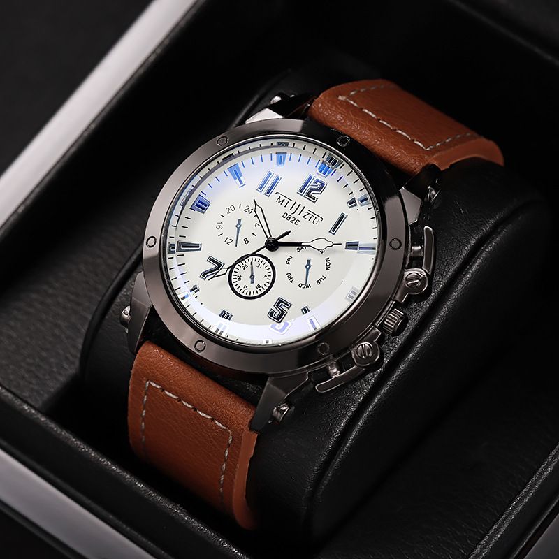 New Fashion Sport Quartz Men Japanese Movement Wrist Watches Men Black Silicon Band Quartz Watch