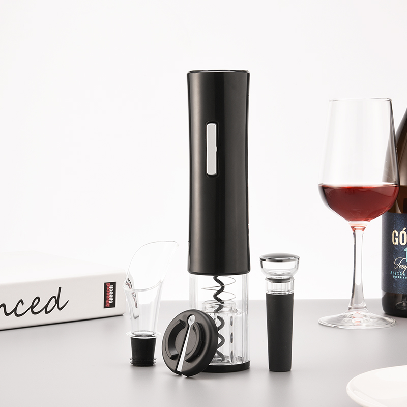 Electric Wine Opener Corkscrew Automatic Champagne Bottle Opener Kit Cordless with Foil Cutter