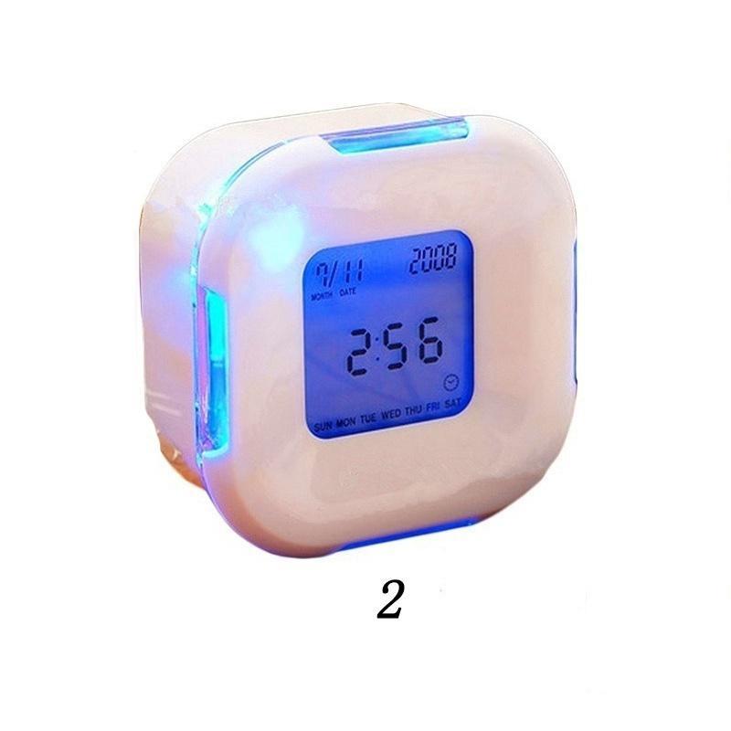 Home thermometer multi-function alarm clock LED despertador digital clock calendar thermometer display