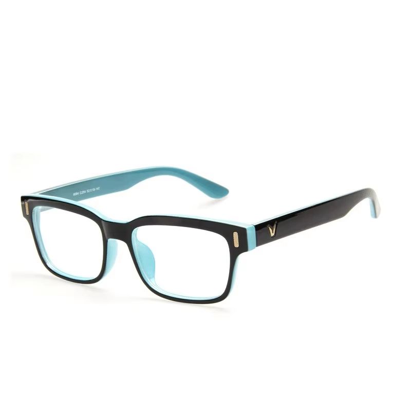 8084 Men And Women Square Anti Blue Glasses Computer Frame Optical Lenses