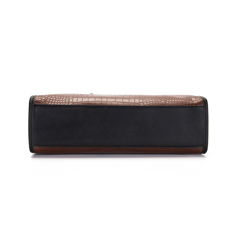Cross-border Women's Bag Handbag Fashion Three-piece Bag Handbags Textured Shoulder Bag Crocodile Pattern Female Bag